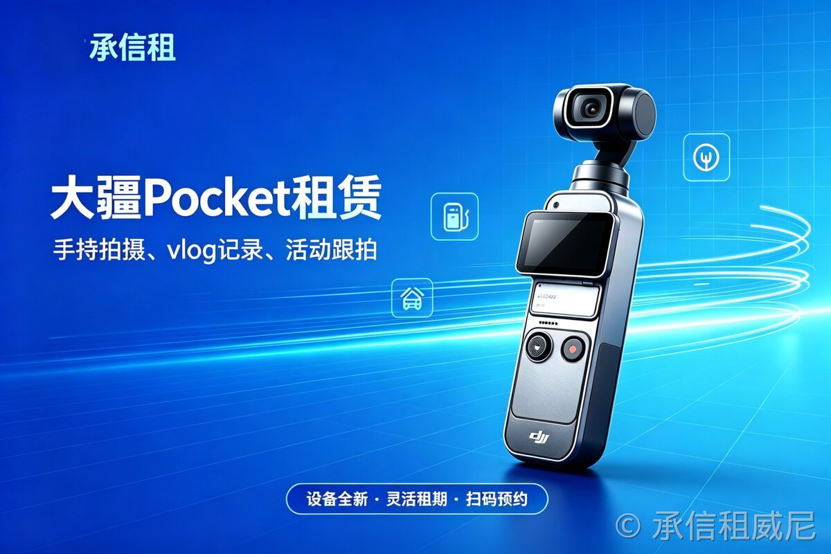 大疆Pocket3/Pocket4/Pocket4 Pro 租赁横向对比测评|租机选款指南,承信租大疆租赁全机型一站式租用